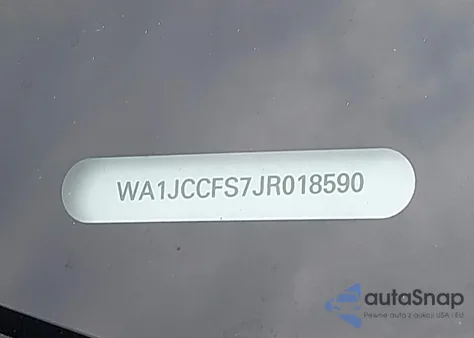 2018 Audi Q3 2.0T Premium/2.0T Sport Premium z USA, uszkodzony, nr VIN WA1JCCFS7JR018590